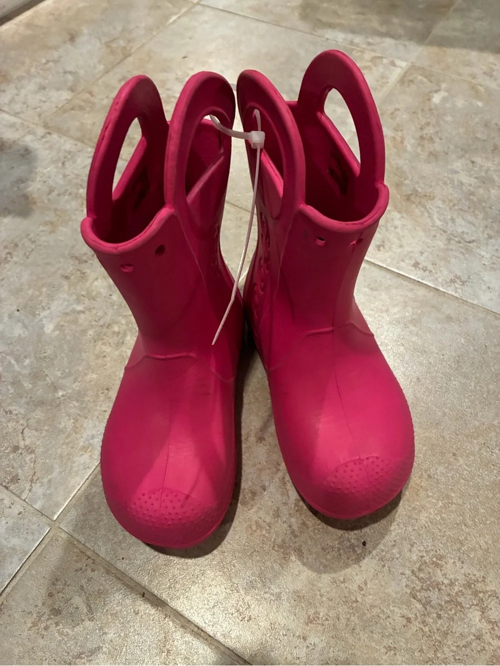 GUC Crocs Hot Pink Girl’s Waterproof Boots